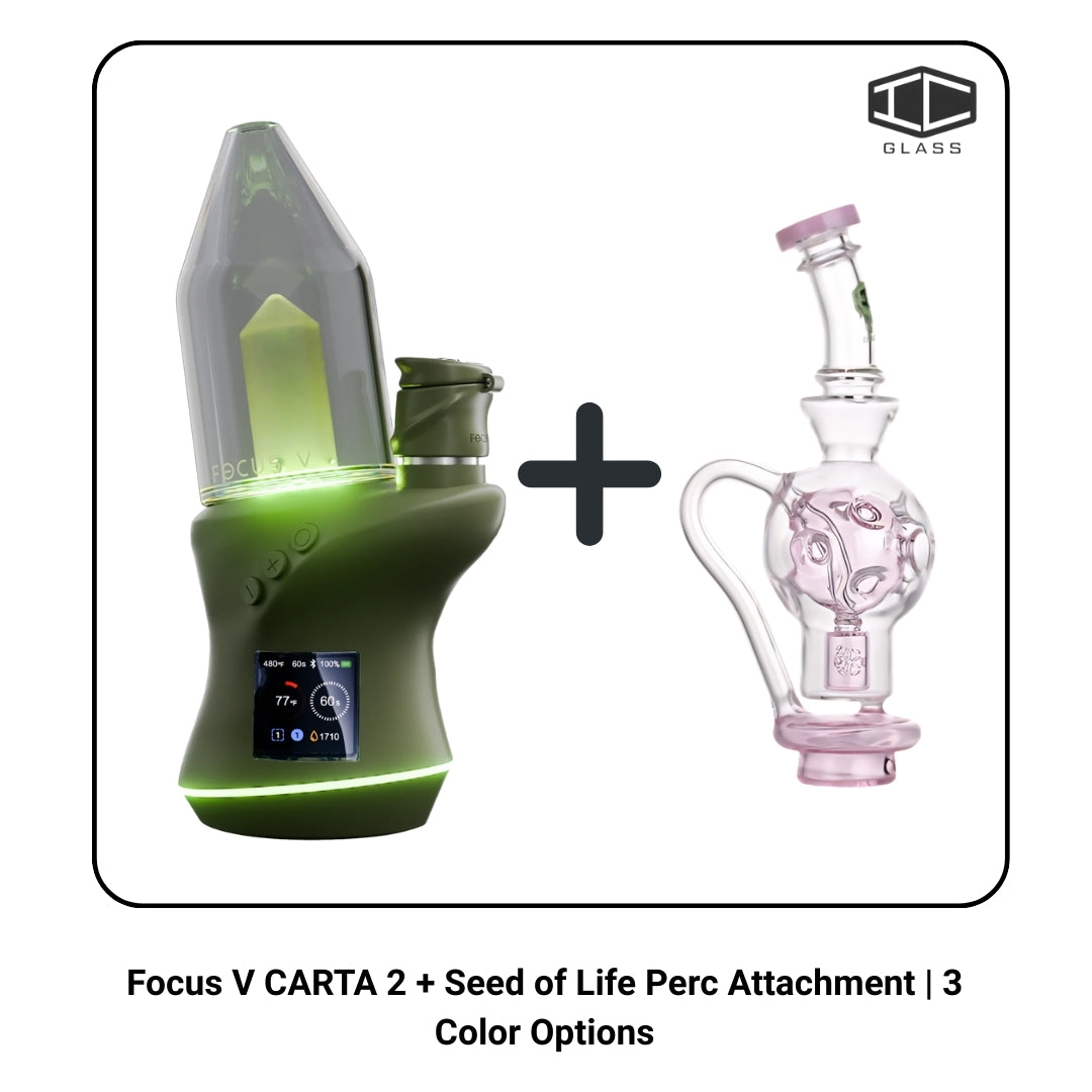 Focus V CARTA 2 + Seed of Life Perc Attachment | 3 Color Options
