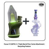 Focus V CARTA 2 + Triple Barrel Perc Carta Attachment | Recycling Feature