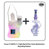 Focus V CARTA 2 + Triple Barrel Perc Carta Attachment | Recycling Feature