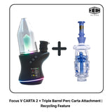 Focus V CARTA 2 + Triple Barrel Perc Carta Attachment | Recycling Feature