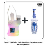 Focus V CARTA 2 + Triple Barrel Perc Carta Attachment | Recycling Feature
