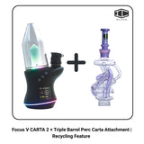Focus V CARTA 2 + Triple Barrel Perc Carta Attachment | Recycling Feature