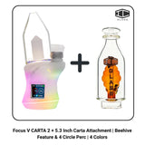 Focus V CARTA 2 + 5.3 Inch Carta Attachment | Beehive Feature & 4 Circle Perc | 4 Colors