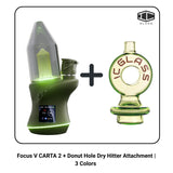 Focus V CARTA 2 + Donut Hole Dry Hitter Attachment | 3 Colors