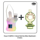 Focus V CARTA 2 + Donut Hole Dry Hitter Attachment | 3 Colors