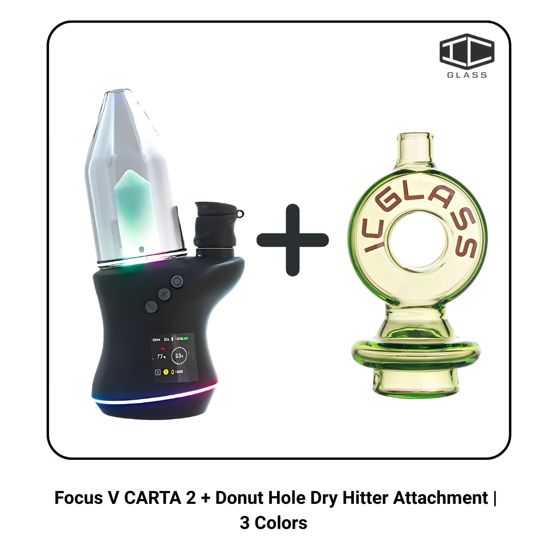 Focus V CARTA 2 + Donut Hole Dry Hitter Attachment | 3 Colors