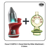 Focus V CARTA 2 + Donut Hole Dry Hitter Attachment | 3 Colors