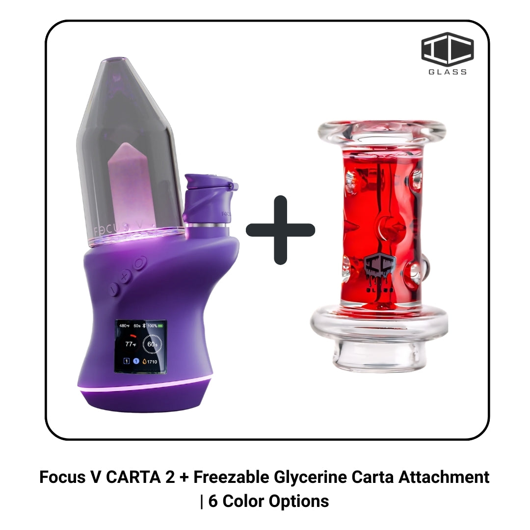 Focus V CARTA 2 + Freezable Glycerin Carta Attachment | 6 Color Options