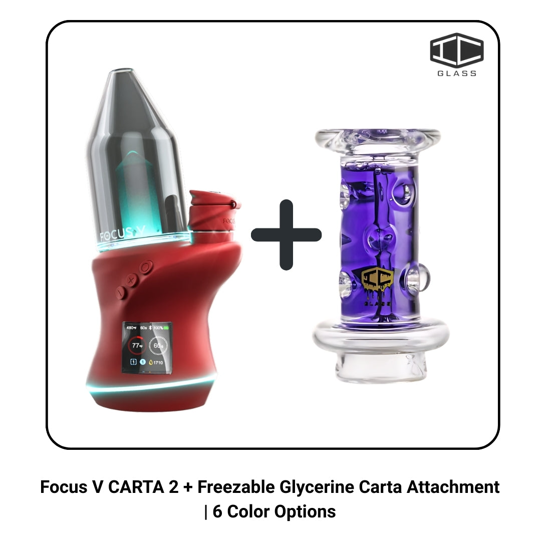 Focus V CARTA 2 + Freezable Glycerin Carta Attachment | 6 Color Options