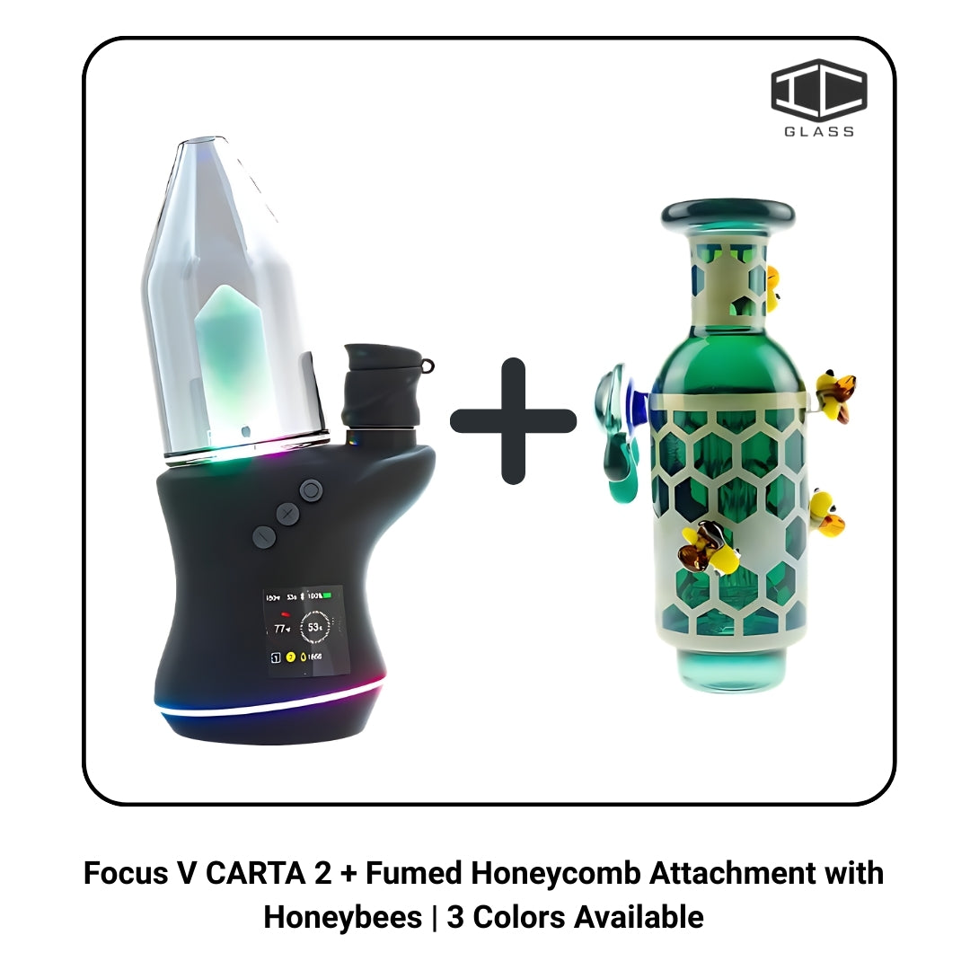 Focus V CARTA 2 + Fumed Honeycomb Attachment with Honeybees | 3 Colors Available