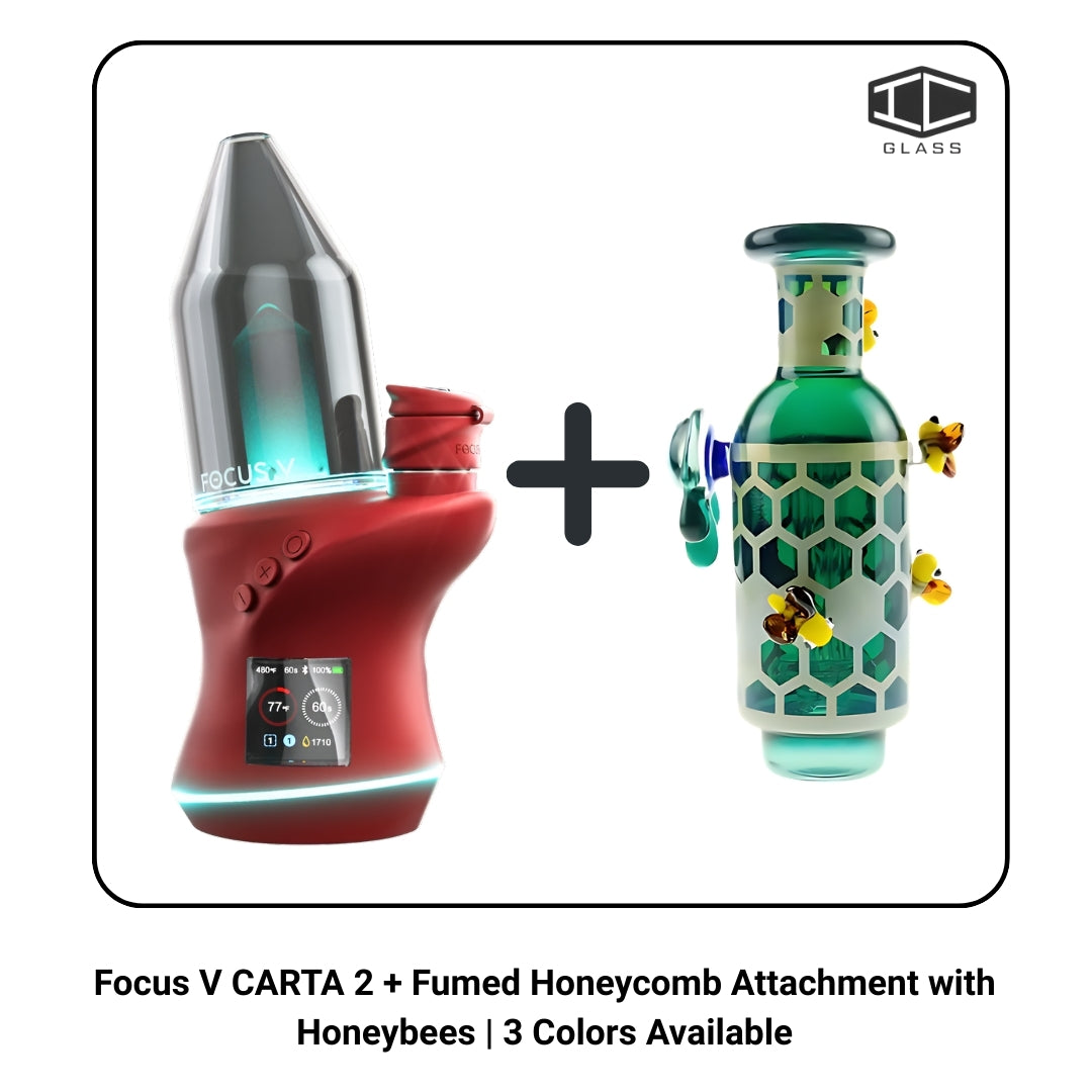 Focus V CARTA 2 + Fumed Honeycomb Attachment with Honeybees | 3 Colors Available