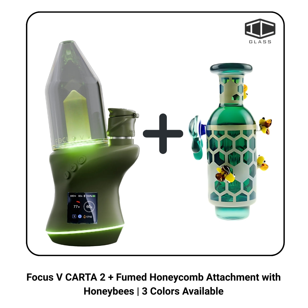 Focus V CARTA 2 + Fumed Honeycomb Attachment with Honeybees | 3 Colors Available