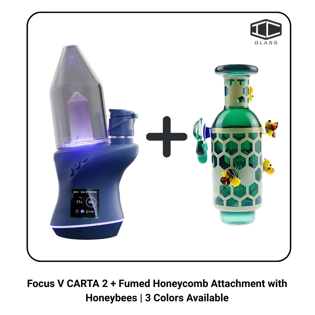 Focus V CARTA 2 + Fumed Honeycomb Attachment with Honeybees | 3 Colors Available