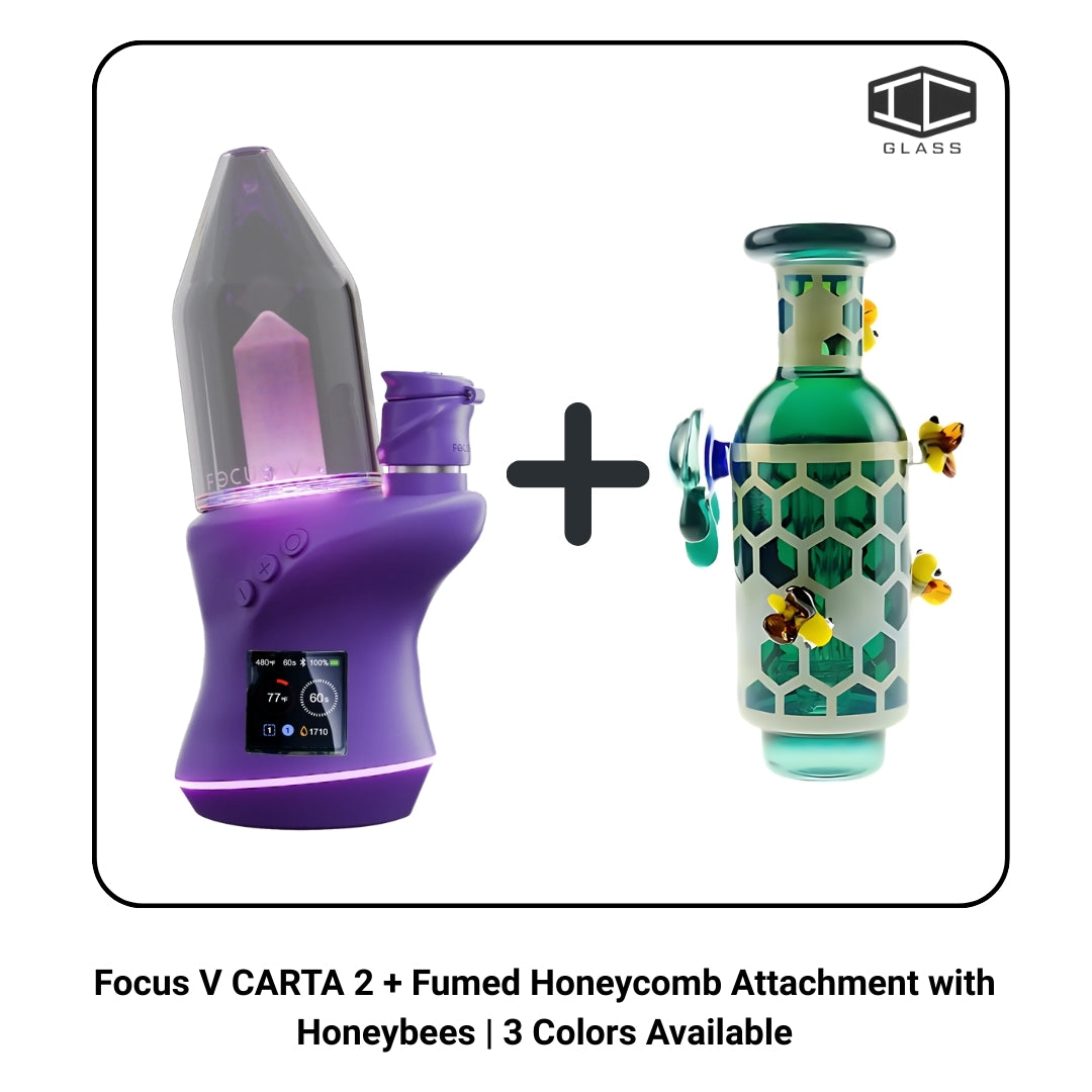 Focus V CARTA 2 + Fumed Honeycomb Attachment with Honeybees | 3 Colors Available
