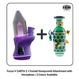 Focus V CARTA 2 + Fumed Honeycomb Attachment with Honeybees | 3 Colors Available