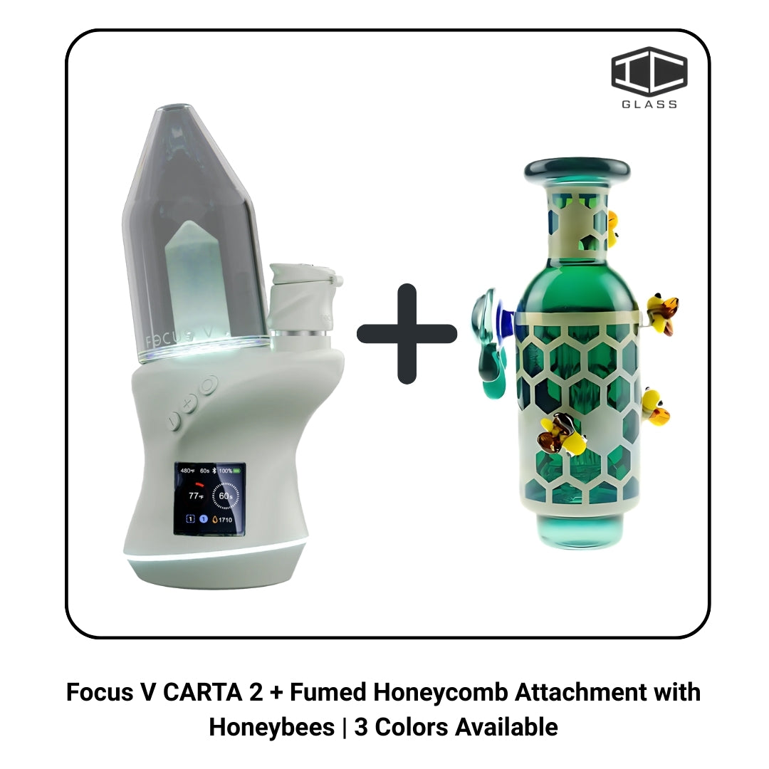 Focus V CARTA 2 + Fumed Honeycomb Attachment with Honeybees | 3 Colors Available