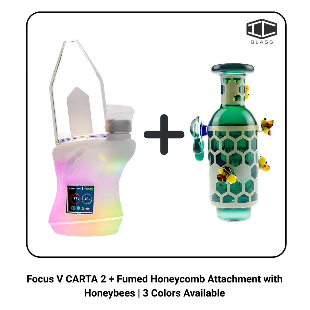 Focus V CARTA 2 + Fumed Honeycomb Attachment with Honeybees | 3 Colors Available