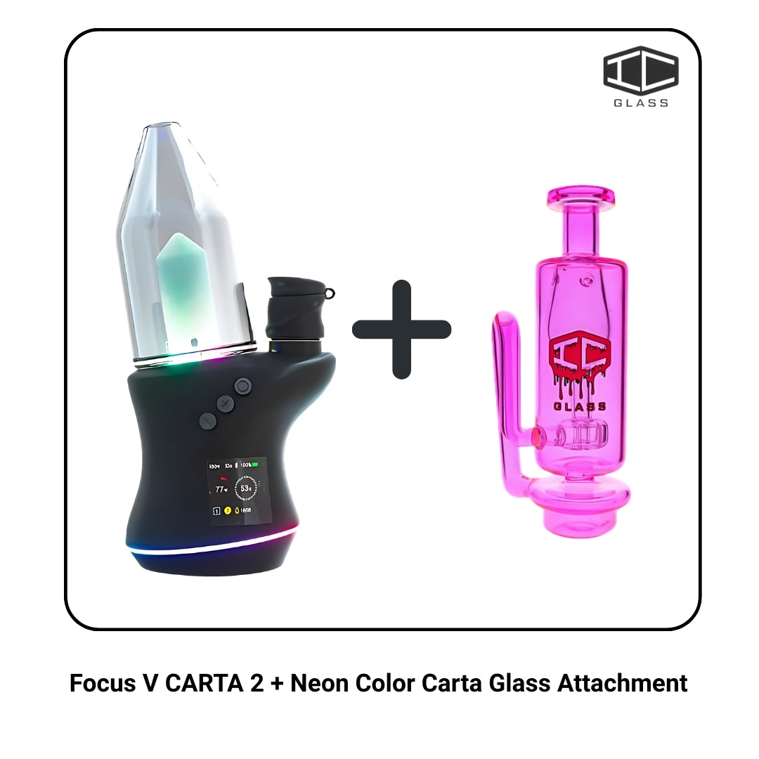 Focus V CARTA 2 + Neon Color Carta Glass Attachment