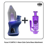 Focus V CARTA 2 + Neon Color Carta Glass Attachment