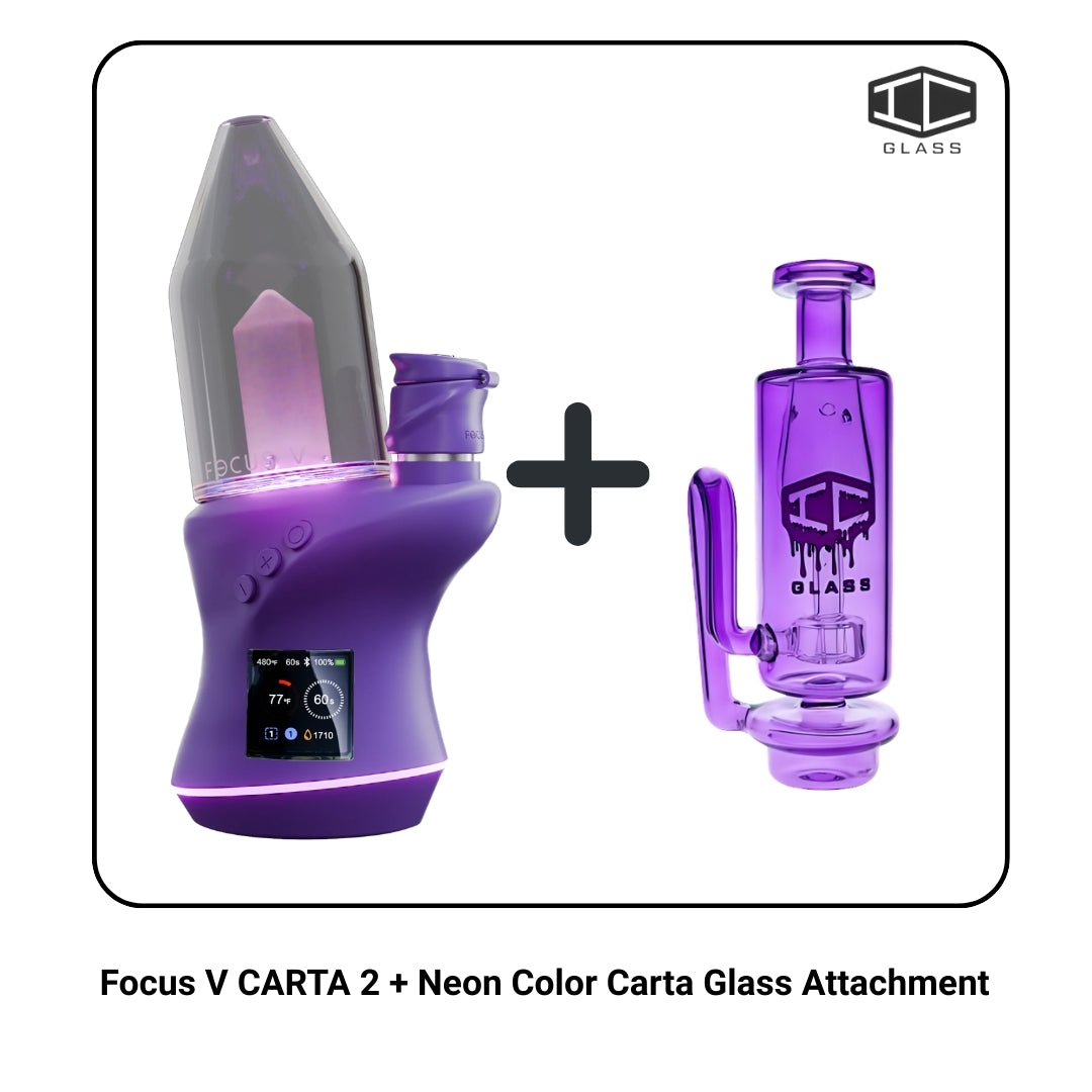 Focus V CARTA 2 + Neon Color Carta Glass Attachment