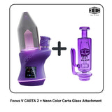 Focus V CARTA 2 + Neon Color Carta Glass Attachment
