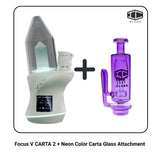 Focus V CARTA 2 + Neon Color Carta Glass Attachment