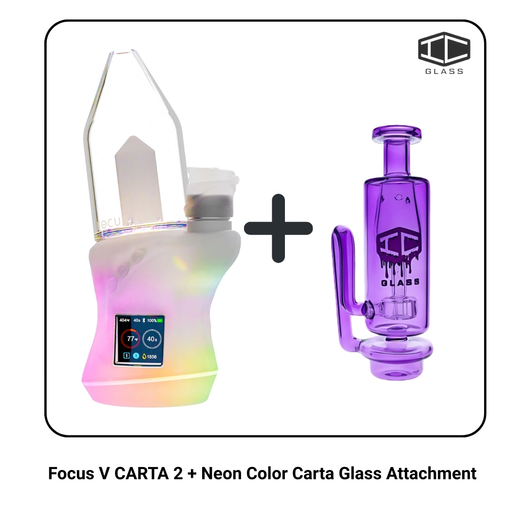 Focus V CARTA 2 + Neon Color Carta Glass Attachment