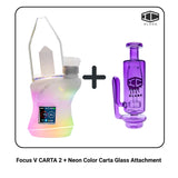 Focus V CARTA 2 + Neon Color Carta Glass Attachment