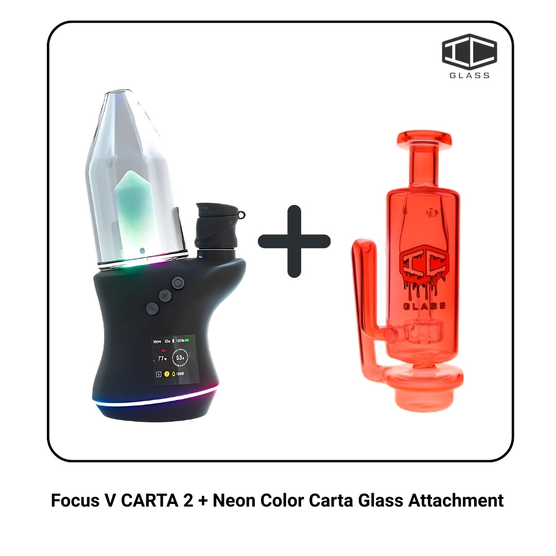 Focus V CARTA 2 + Neon Color Carta Glass Attachment