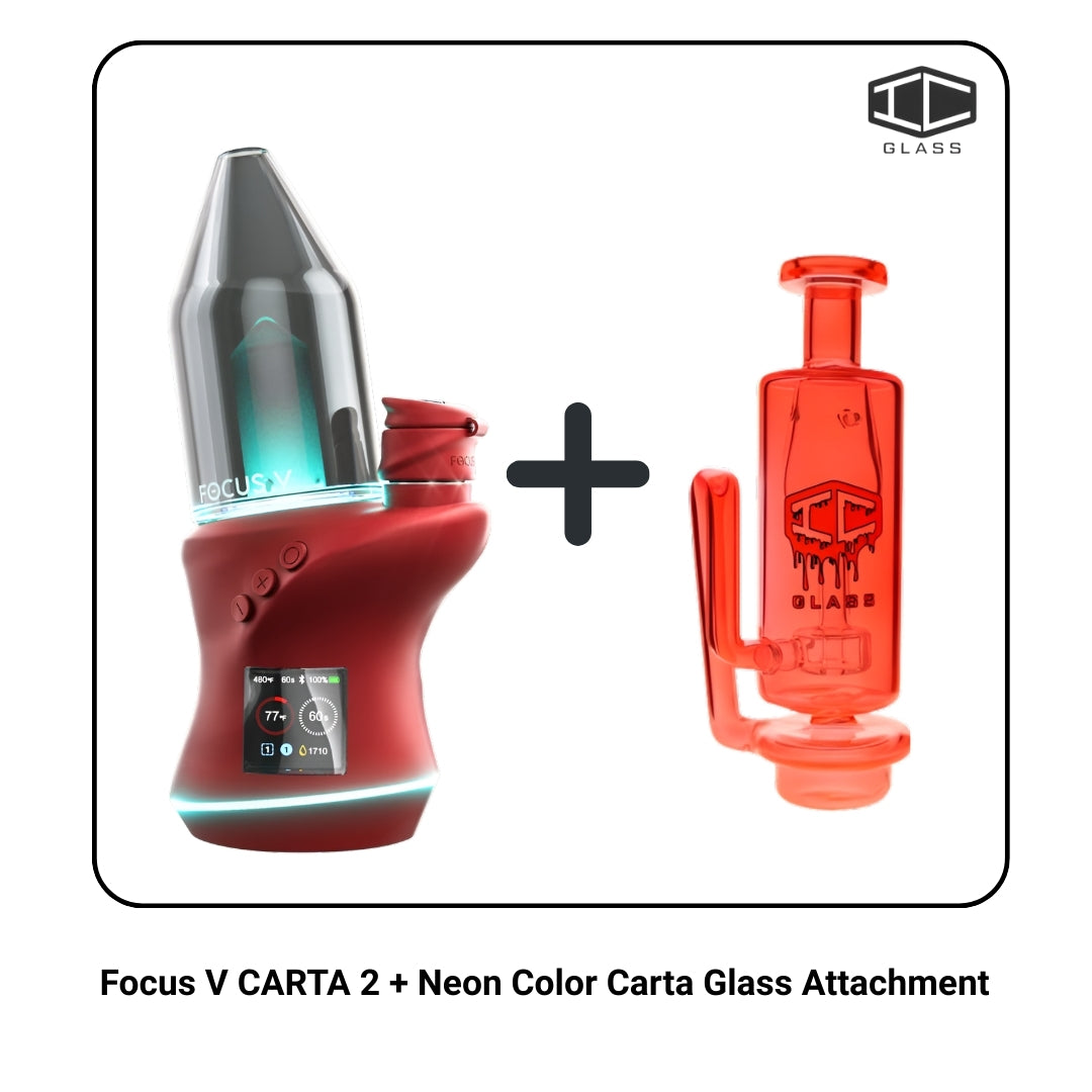 Focus V CARTA 2 + Neon Color Carta Glass Attachment