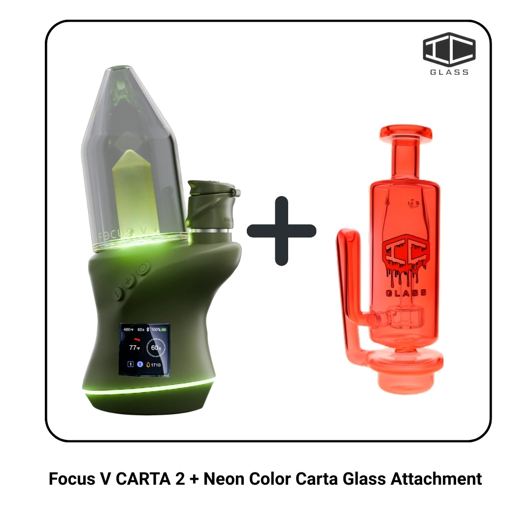 Focus V CARTA 2 + Neon Color Carta Glass Attachment