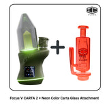 Focus V CARTA 2 + Neon Color Carta Glass Attachment