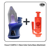 Focus V CARTA 2 + Neon Color Carta Glass Attachment