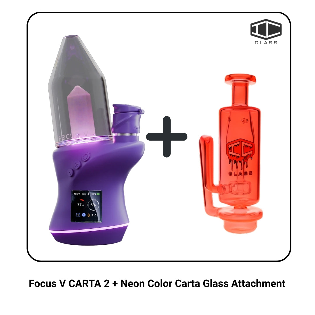 Focus V CARTA 2 + Neon Color Carta Glass Attachment