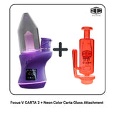 Focus V CARTA 2 + Neon Color Carta Glass Attachment
