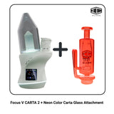 Focus V CARTA 2 + Neon Color Carta Glass Attachment