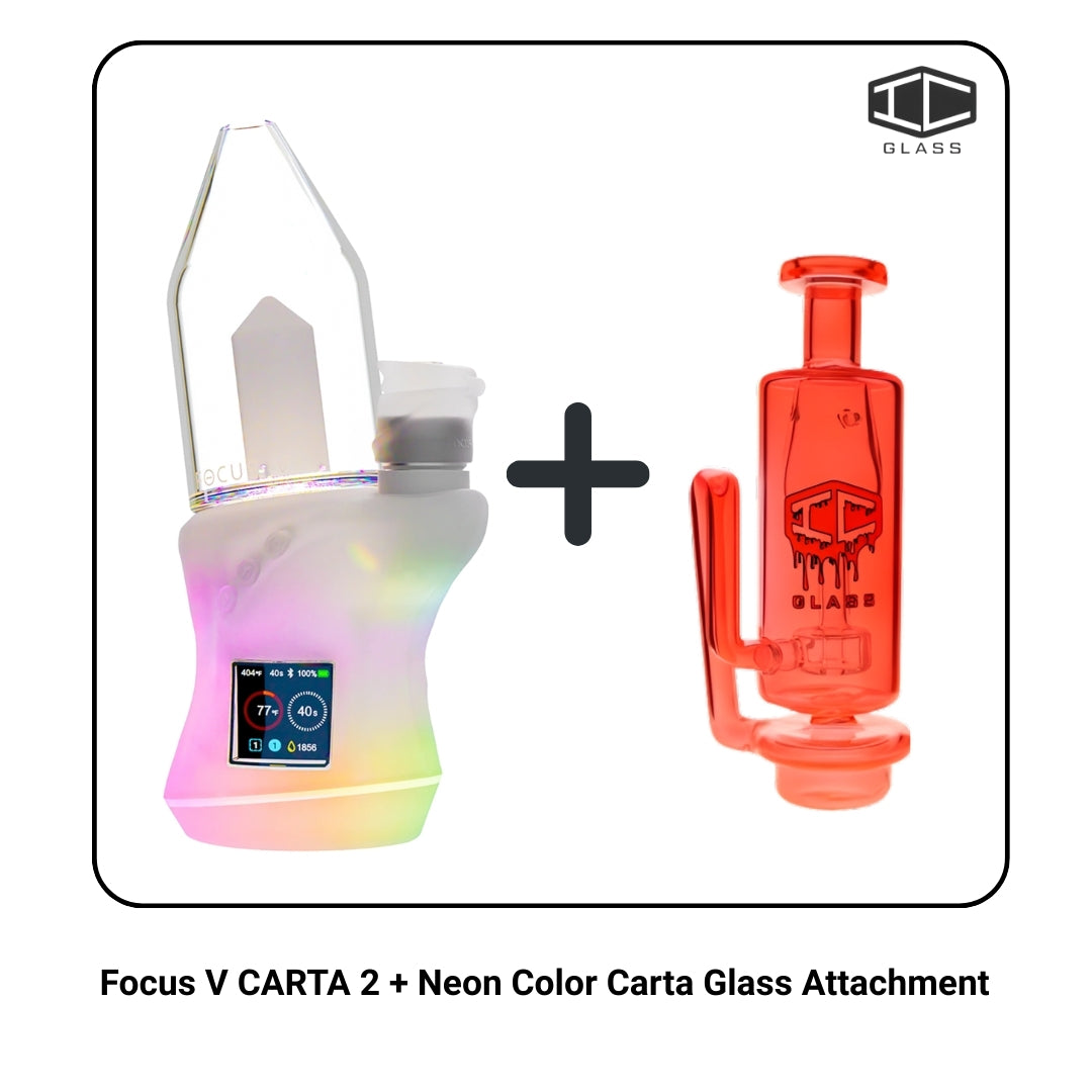 Focus V CARTA 2 + Neon Color Carta Glass Attachment