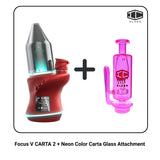 Focus V CARTA 2 + Neon Color Carta Glass Attachment