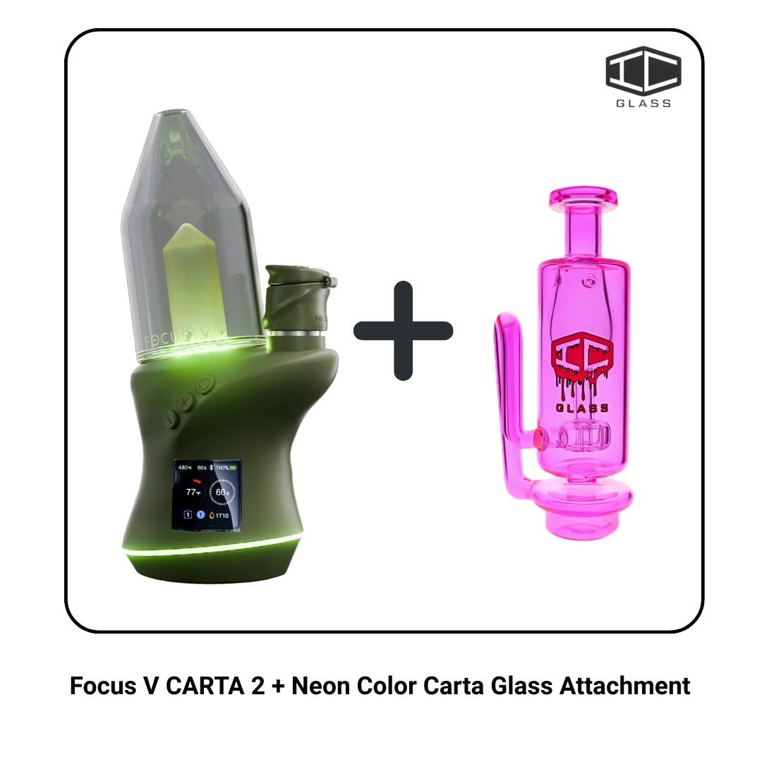 Focus V CARTA 2 + Neon Color Carta Glass Attachment