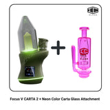Focus V CARTA 2 + Neon Color Carta Glass Attachment