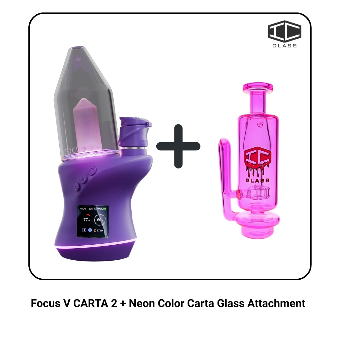 Focus V CARTA 2 + Neon Color Carta Glass Attachment