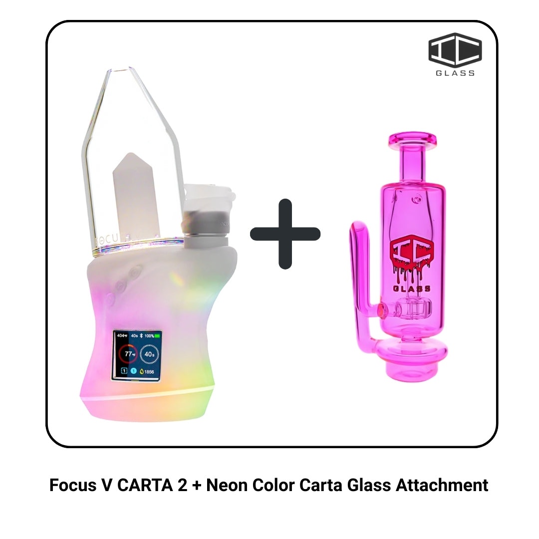 Focus V CARTA 2 + Neon Color Carta Glass Attachment