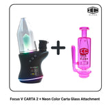 Focus V CARTA 2 + Neon Color Carta Glass Attachment