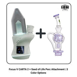 Focus V CARTA 2 + Seed of Life Perc Attachment | 3 Color Options