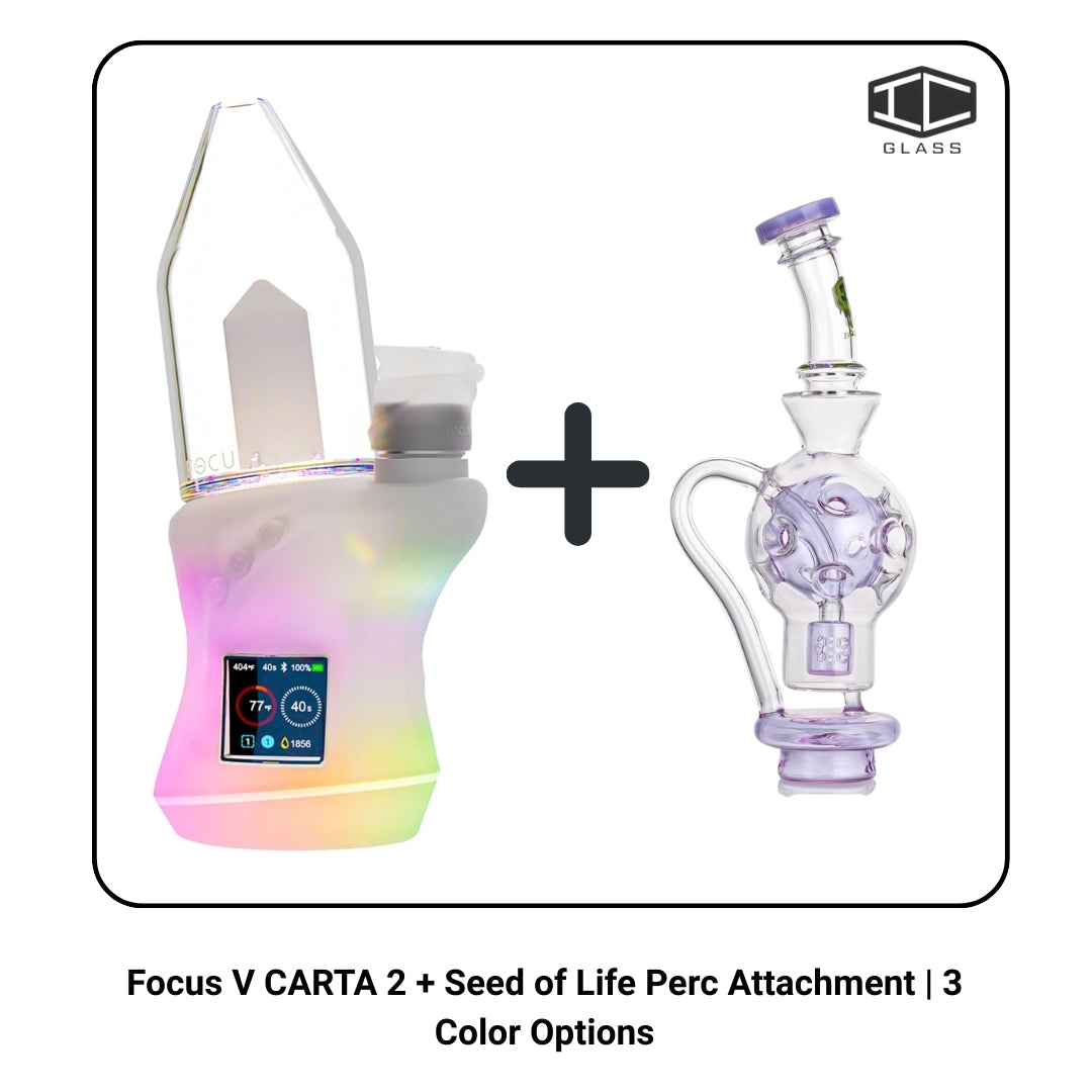 Focus V CARTA 2 + Seed of Life Perc Attachment | 3 Color Options