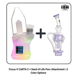 Focus V CARTA 2 + Seed of Life Perc Attachment | 3 Color Options