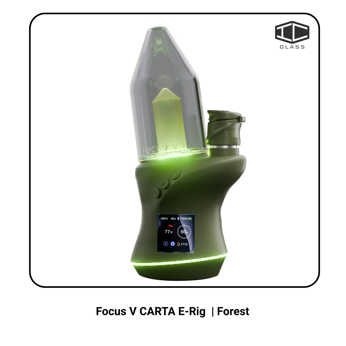 Focus V Carta 2 electric dab rig, Forest