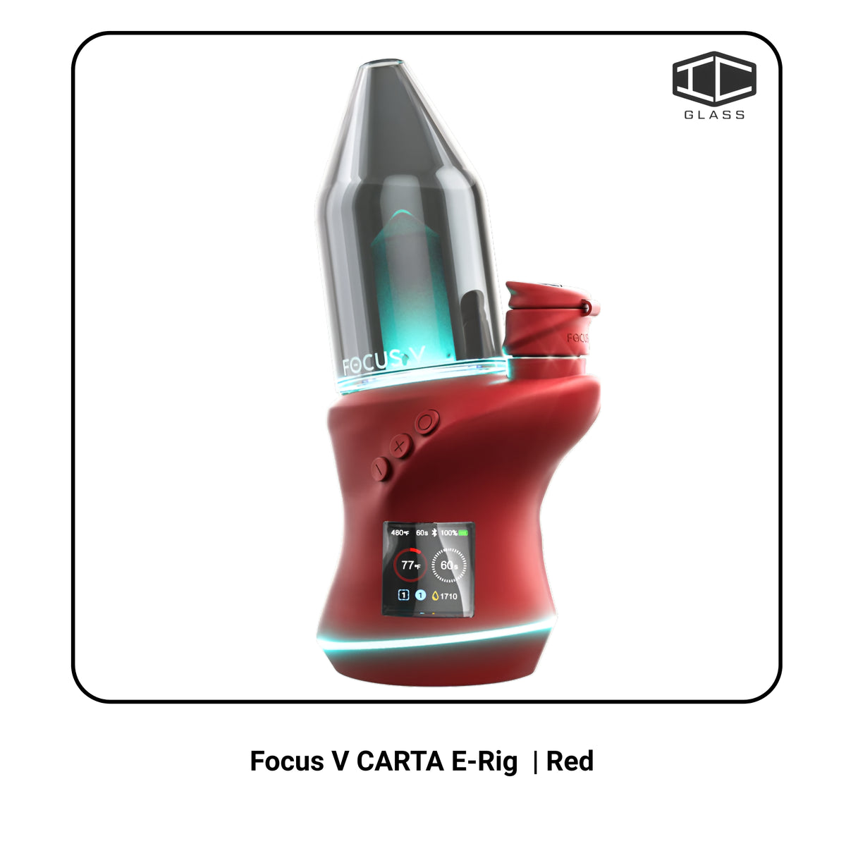 Focus V Carta 2 electric dab rig red
