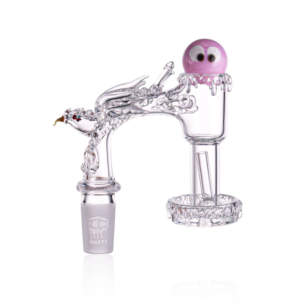 Full kit with terp accessories and eagle-themed quartz banger