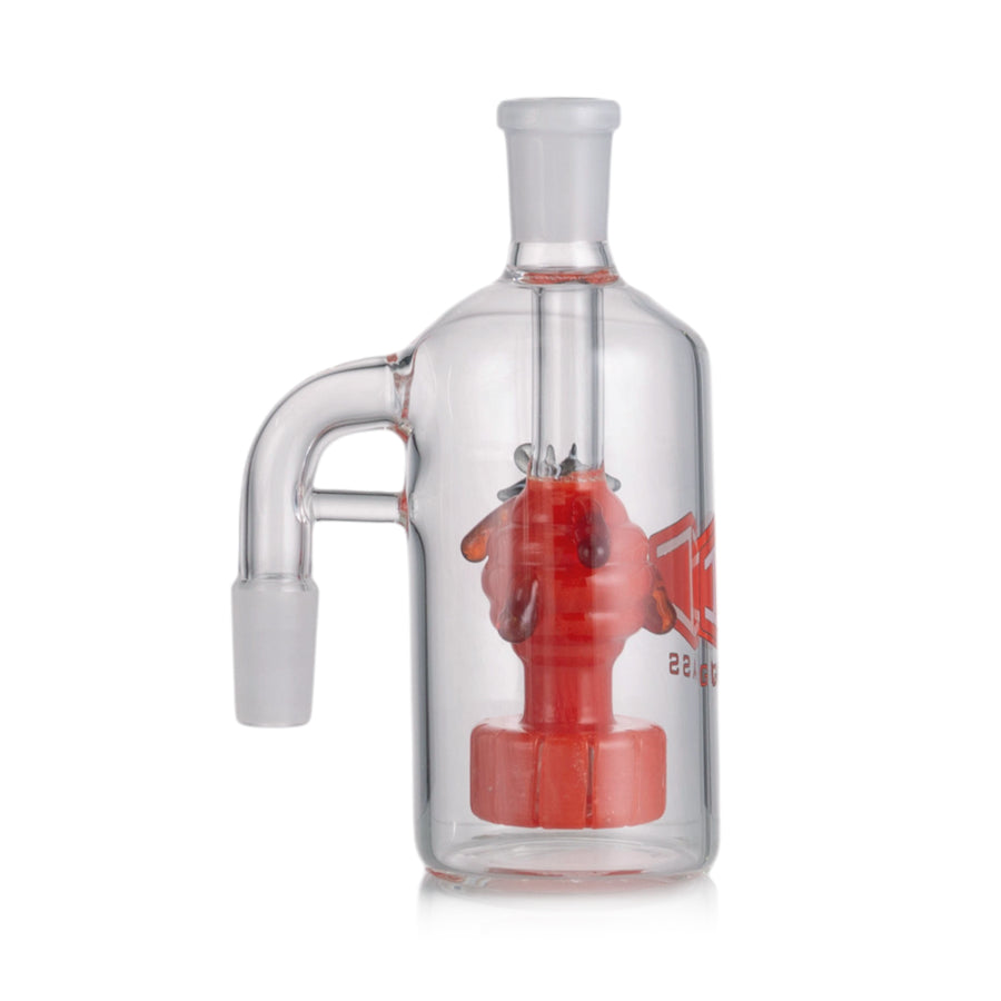IC Glass - 14MM 90° Ash Catcher with Honey Drip & Honeybee Design